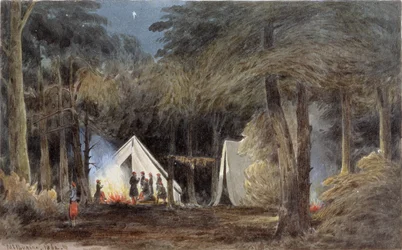 Campement des Zouaves de Duryea, Virginie, 1862